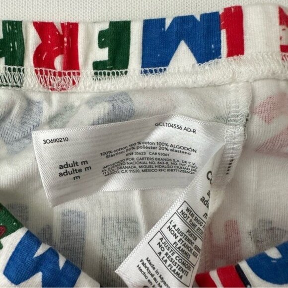 Carter’s Adult Long Sleeve Graphic 2-Piece Pajama Set Size M - Picture 12 of 16
